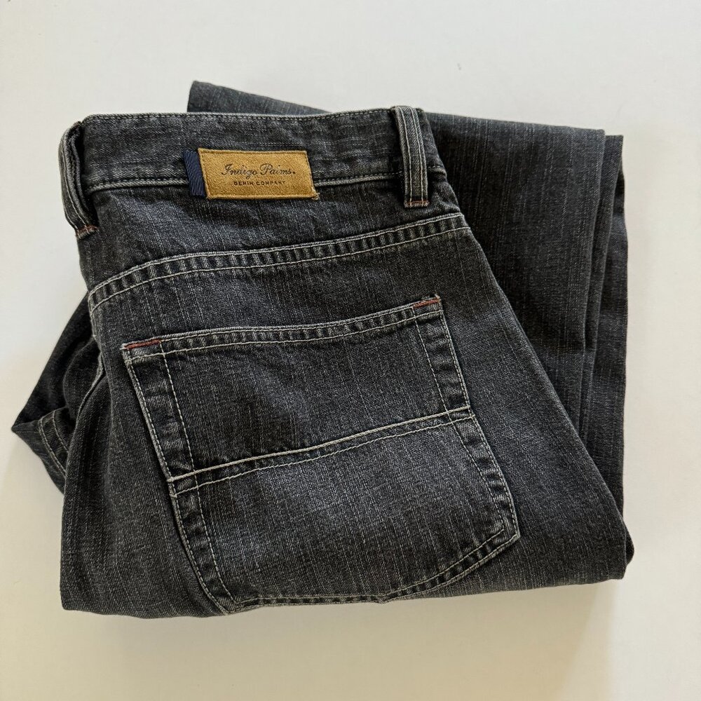 Indigo Palms Classic Fit Black Denim Jeans
